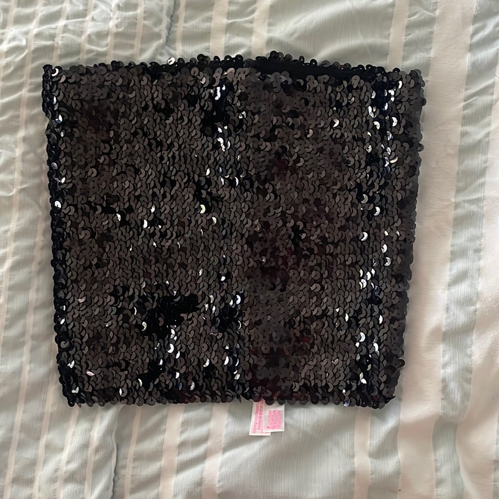 VS Pink Sequin Bandeau